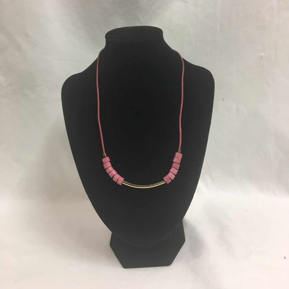 + Simple Pink Necklace